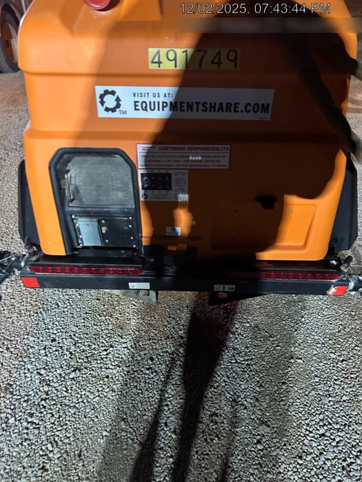2025 Generac MLTS-4 Diesel, Mitsubishi L2E, 7.1 hp @1800 rpm, Flex Switch 120V Input, Powerzone Controller, (4) 320W LED Lights, 4kW Generator, 39.9 Gal Fuel Tank, 2" Ball, ES Decals