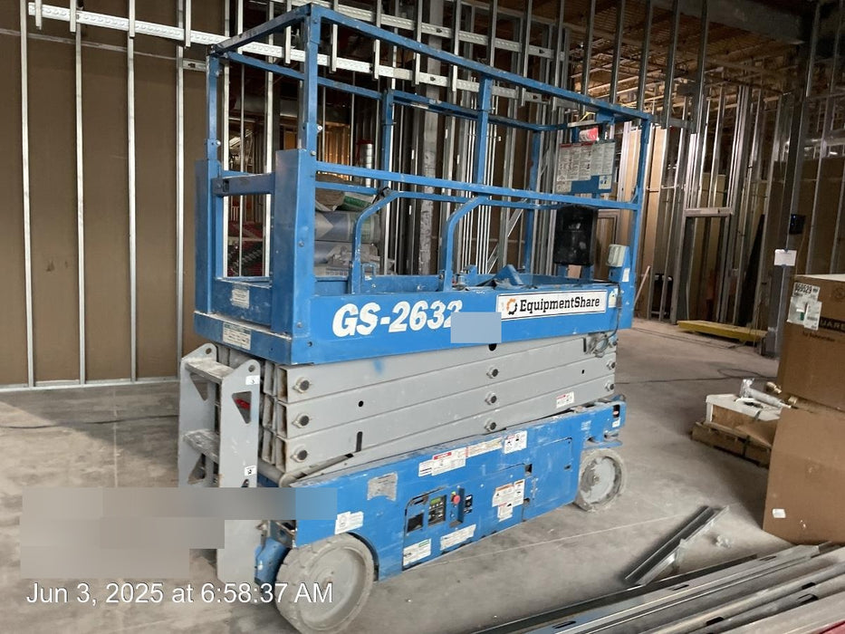 2018 Genie GS-2632 GS-2632 w/Fixed Rail, Chain Entry