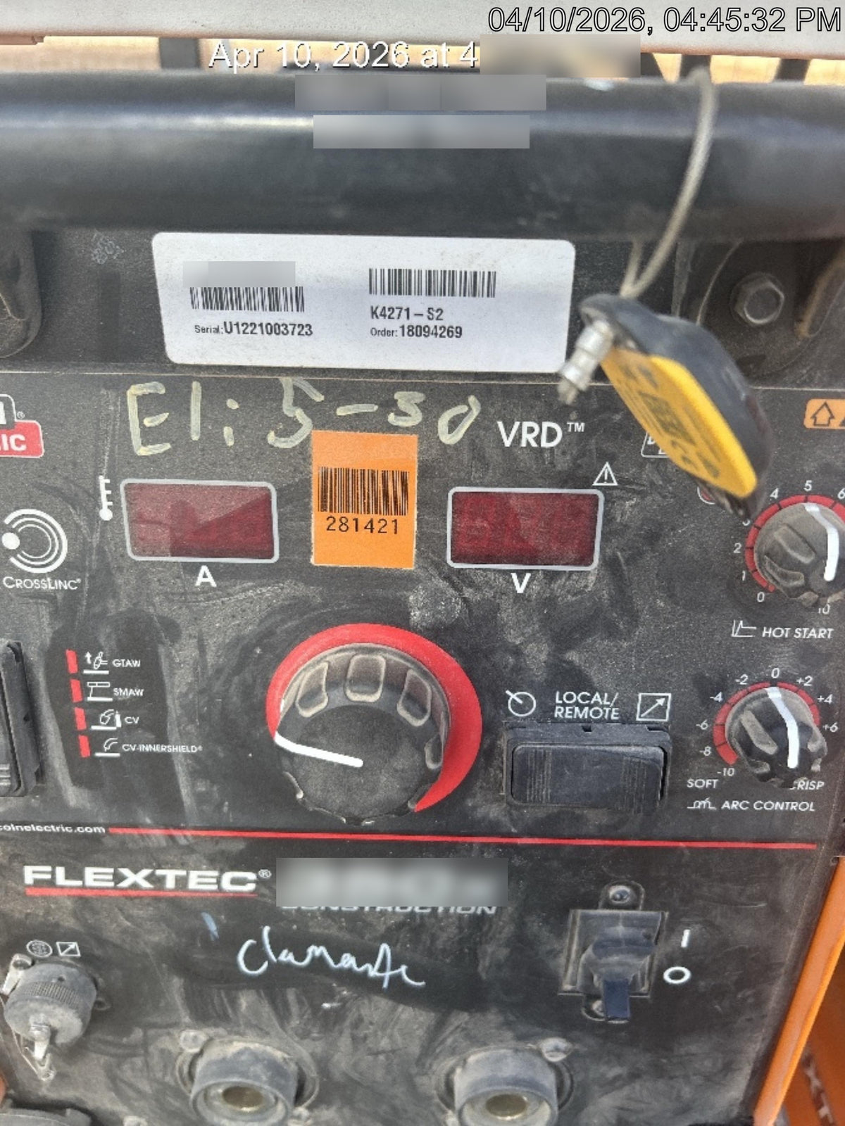 2022 LINCOLN ELECTRIC FLEXTEC 350X