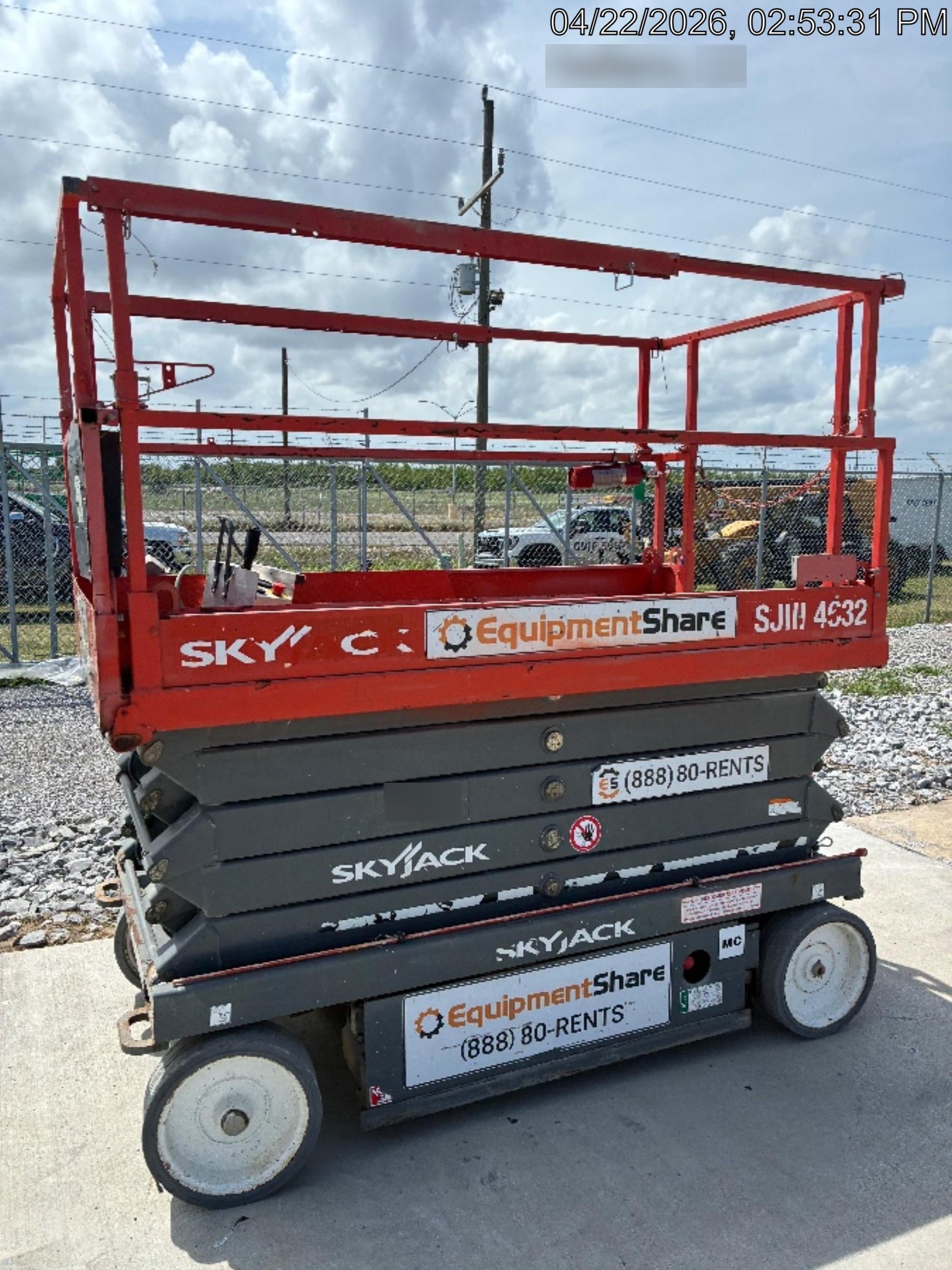 2018 Skyjack SJIII-4632 SJIII4632 Battery