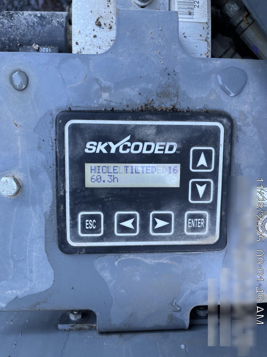 2020 Skyjack SJIII-3219 Solid NM Tires, Half height spring hinged entry gate, Dual Beacons, 800W Inverter