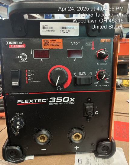 2025 LINCOLN ELECTRIC FLEXTEC 350X