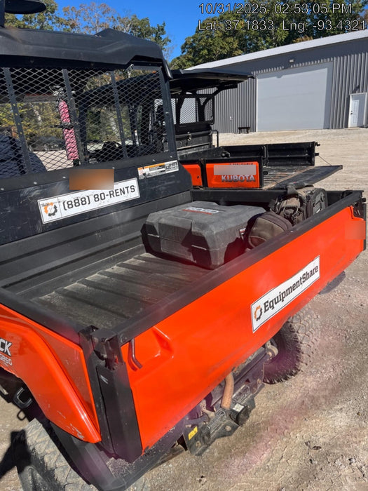 2019 Kubota RTV-XG850WL-H 4wd Utility Cart, Gas, 2 Seat, LED Strobe, Windshield Tempered Glass, Plastic Canopy, Wire Harness Kit, Backup Alarm