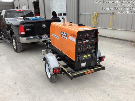 2022 Lincoln Electric LE400 Kubota V1505, Trlr, Cable Rack, Light Kit, ES Decals, T3