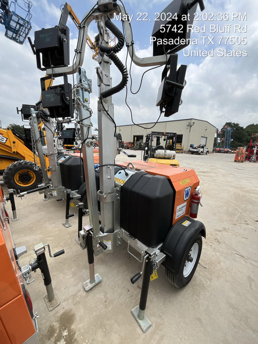 2024 Wanco WLTT-4MM4K Diesel, Deep Sea Controller, Shore Power Plug, Auto Start, (4) 350W LED Floodlights, 4kW Generator, 60 Gal Fuel Tank, 2" Ball, T3