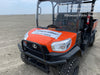 2022 Kubota RTV-X1140W-H Plastic Canopy, Windshield Acrylic Clear, LED Strobe Light, Wire Harness Kit, Back up Alarm