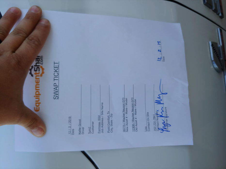 2019 WACKER NEUSON G70