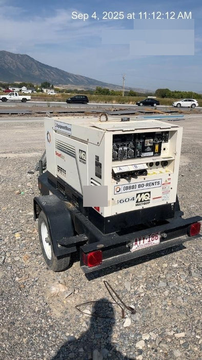 2020 Multiquip DLW400ESA4 400 amp Welder, 14kW, 120/240V, T4F Kubota, Trailer