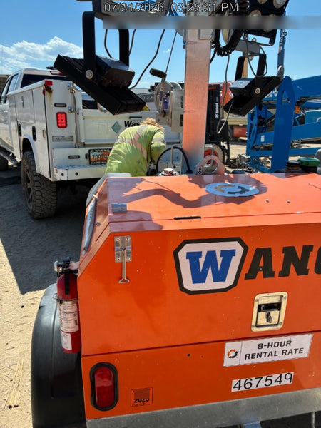 2024 Wanco WLTT-4MM4K Diesel, Deep Sea Controller, Shore Power Plug, Auto Start, (4) 350W LED Floodlights, 4kW Generator, 60 Gal Fuel Tank, 2" Ball, T3