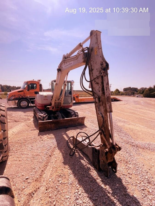 2019 Takeuchi TB290 Cab/Heat/AC Rubber tracks, Dozer blade, Travel alarm, Auxiliary hydraulics Manual QC, Hydraulic thumb, 18", 24", and 36" Buckets