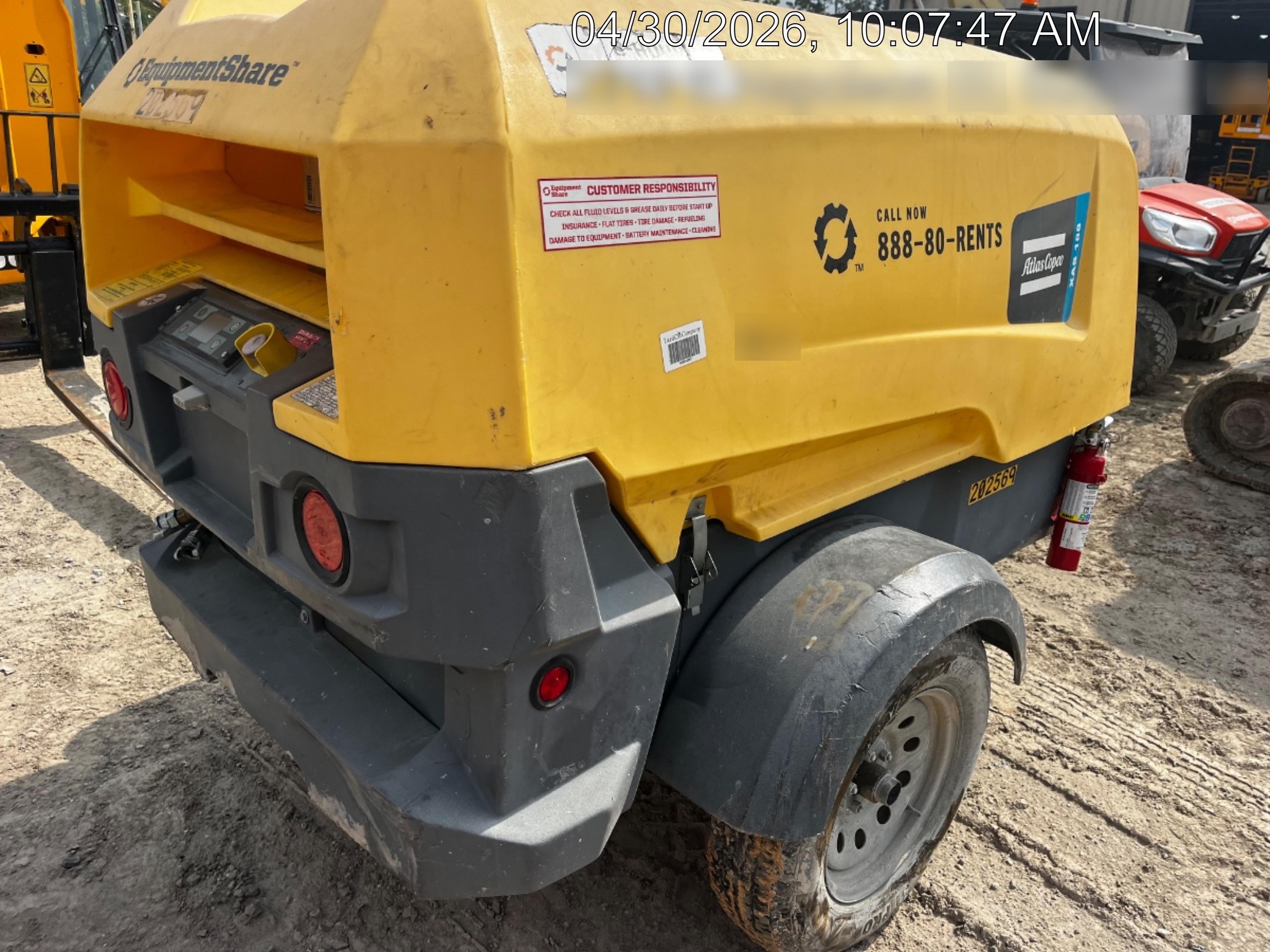2022 ATLAS COPCO XAS188 CWK
