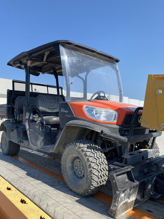 2021 Kubota RTV-X1140W-H Plastic Canopy, Windshield Acrylic Clear, LED Strobe Light, Wire Harness Kit, Back up Alarm