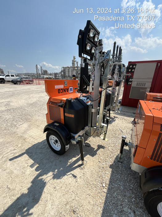 2024 Wanco WLTT-4MM4K Diesel, Deep Sea Controller, Shore Power Plug, Auto Start, (4) 350W LED Floodlights, 4kW Generator, 60 Gal Fuel Tank, 2" Ball, T3