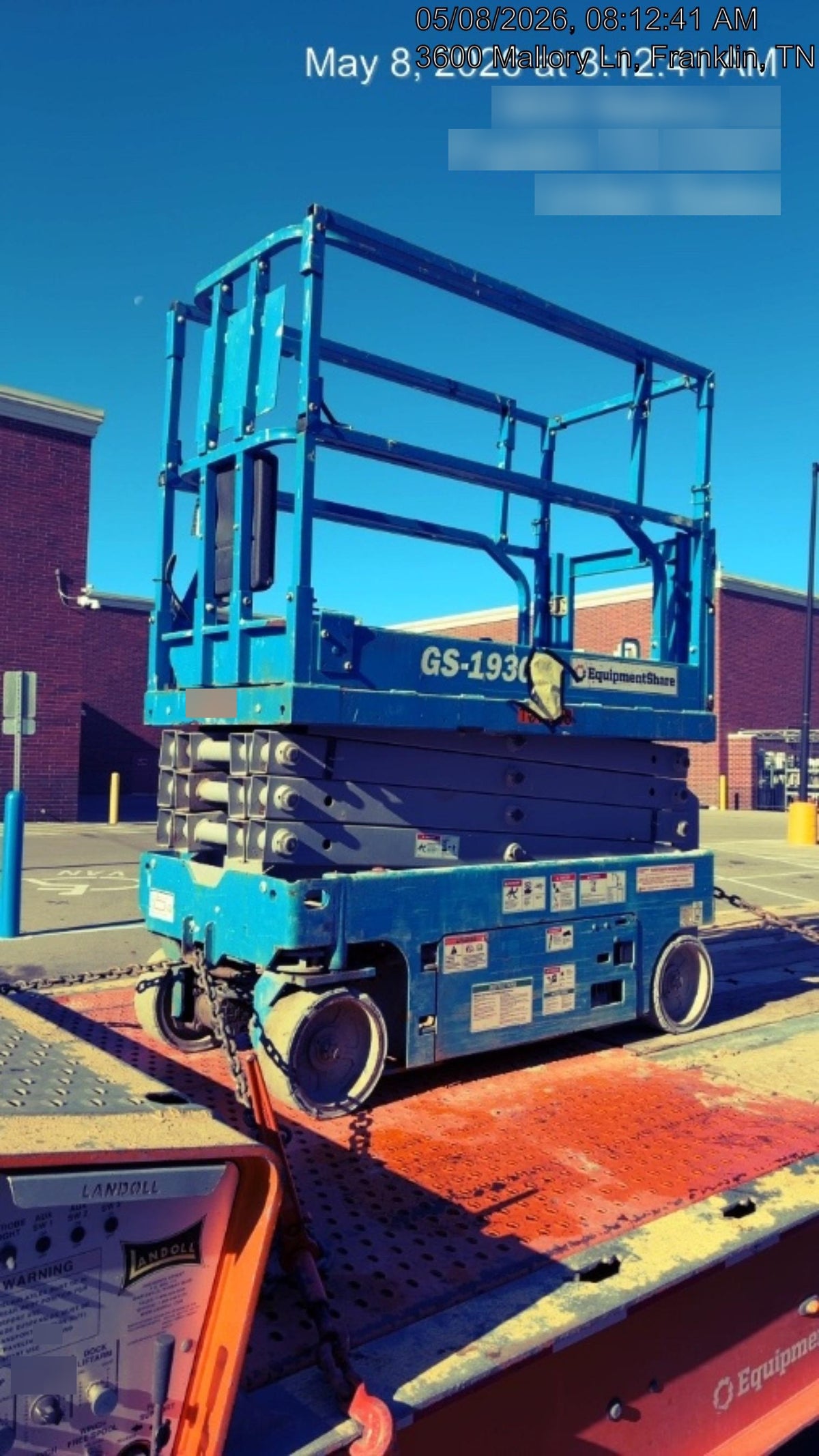 2020 Genie GS-1930 Solid Non Marking Tires, Beacon, Folding rails with half height swing gate