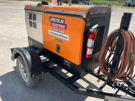 2022 Lincoln Electric LE400 Kubota V1505, Trlr, Cable Rack, Light Kit, ES Decals, T3
