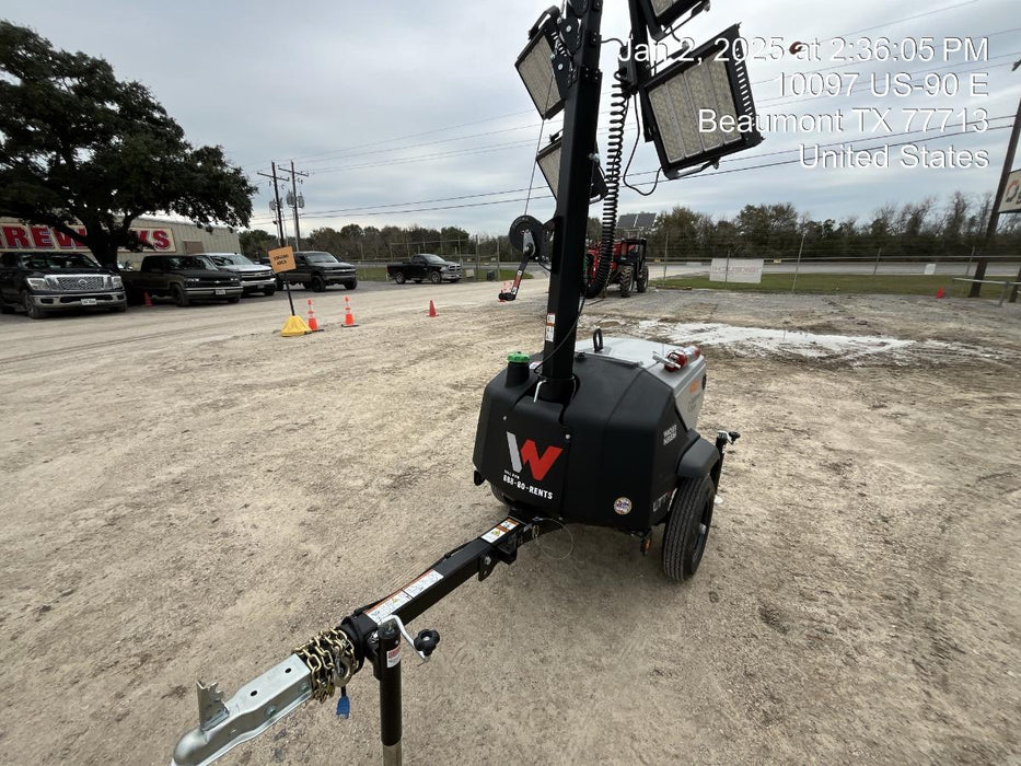 2024 Wacker Neuson LTT4 Diesel, Kohler KDW702, Deep Sea Controller, Auto Start, LED 320W, Bypass Outlet, T3