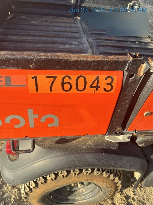 2021 Kubota RTV-X1140W-H Plastic Canopy, Windshield Acrylic Clear, LED Strobe Light, Wire Harness Kit, Back up Alarm