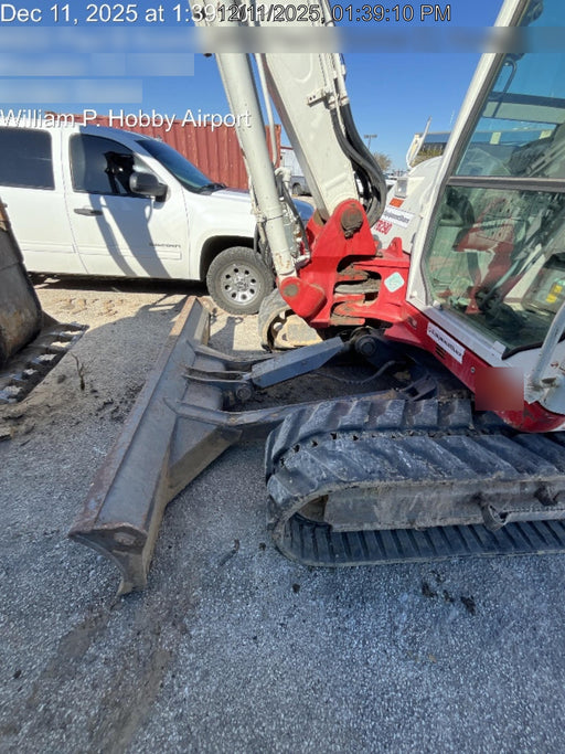 2019 Takeuchi TB290 Takeuchi TB290 Cab/Heat/AC w/Rubber Tracks, Auxiliary Hydraulics, Dozer Blade, Manual QC, 18/24/36" Buckets, Hydraulic Thumb Installed