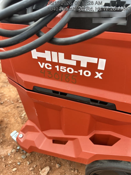 2025 HILTI VC 150-10 X