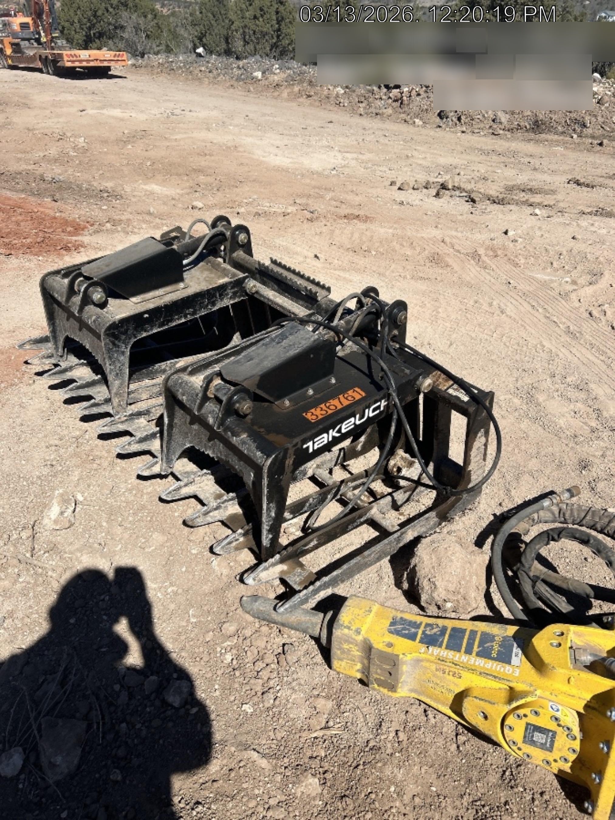 2022 TAKEUCHI 72" Skeleton Grapple Bucket - Takeuchi