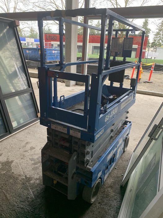 2020 Genie GS-1930 Solid Non Marking Tires, Beacon, Folding rails with half height swing gate, Telematics