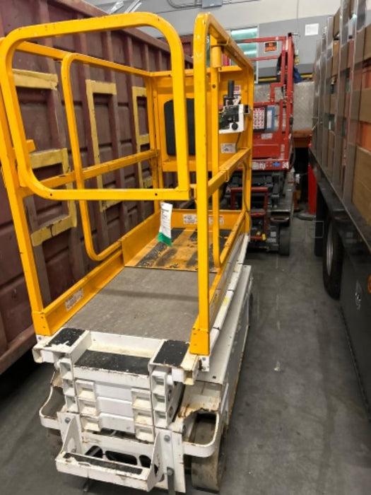 Custom Equipment HB-1430 <ul>
 <li>Hy-Brid Scissor Lift</li>
  <li>Platform capacity up to 670 lbs.</li>
  <li>Working height up to 20 ft</li>
  <li>Weighs under 1,700 lbs.</li>
  <li>Non-marking wheels </li>
</ul>