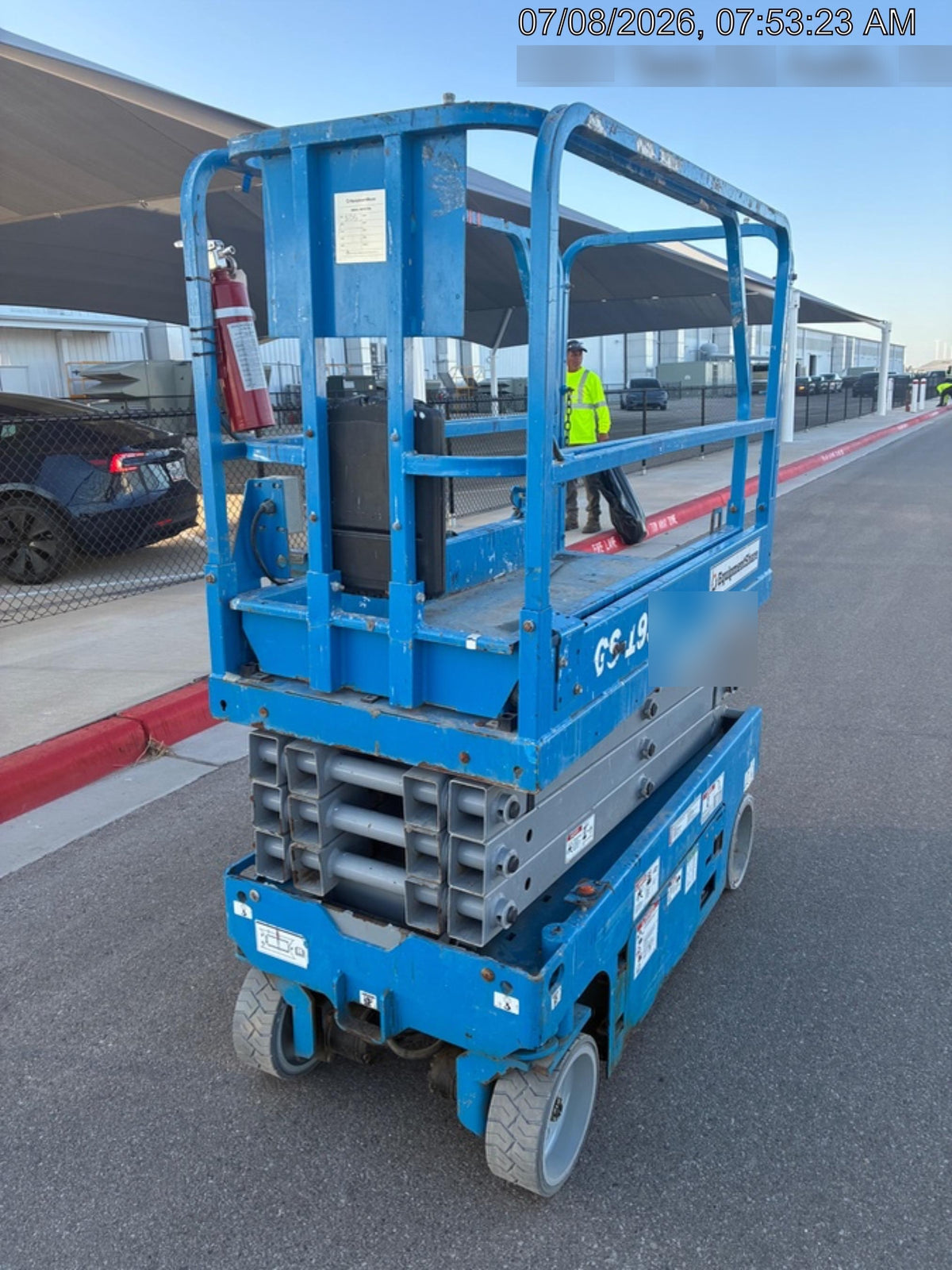 2019 Genie GS-1930 Fixed rails with chain Entry