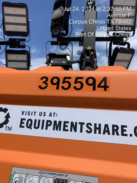 2024 Generac MLT2 Diesel, Flex Switch 120V Input, Powerzone Controller, 
(4) 320W LED Lights, 4kW Generator, 39.9 Gal Fuel Tank, 2" Ball, T3