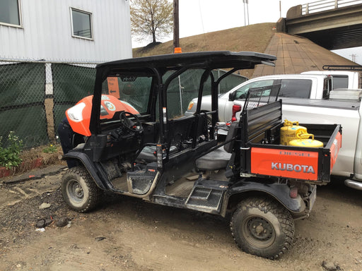 2019 Kubota RTV-X1140 4wd Utility Cart, LED Strobe, Windshield Tempered Glass, Pastic Canopy, Wire Harness Kit, Backup Alarm