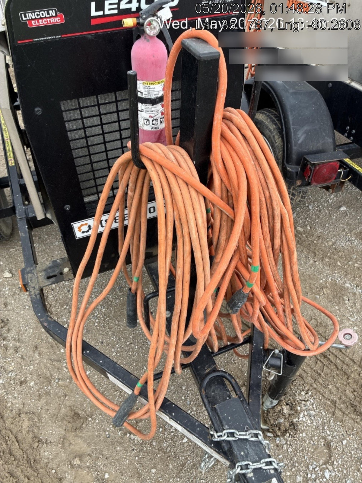 2024 Lincoln Electric LE400 Kubota V1505, Trlr, Cable Rack, Light Kit, ES Decals, T3