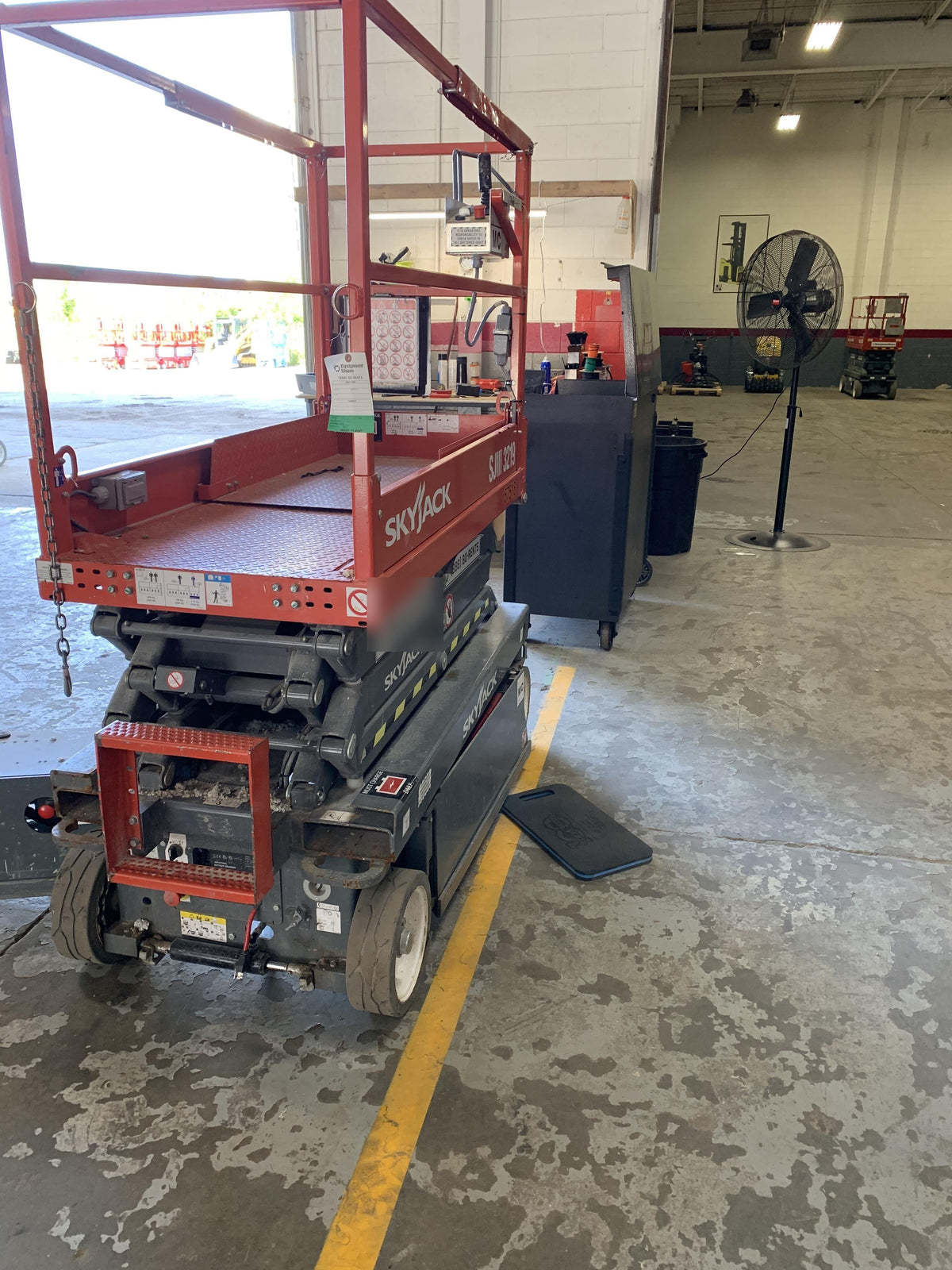 2016 Skyjack SJIII-3219 Standard Rental Specs