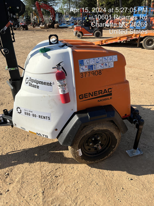 2023 Generac MLT2 Diesel, Flex Switch 120V Input, Powerzone Controller, 
(4) 320W LED Lights, 4kW Generator, 39.9 Gal Fuel Tank, 2" Ball, T3