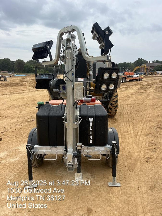 2024 Wanco WLTT-4MM4K Diesel, Mitsubishi L2E, 9.0HP @1800 rpm, Deep Sea Controller, Shore Power Plug, Auto Start, (4) 350W LED Floodlights, 4kW Generator, 60 Gal Fuel Tank, 2" Ball, T3