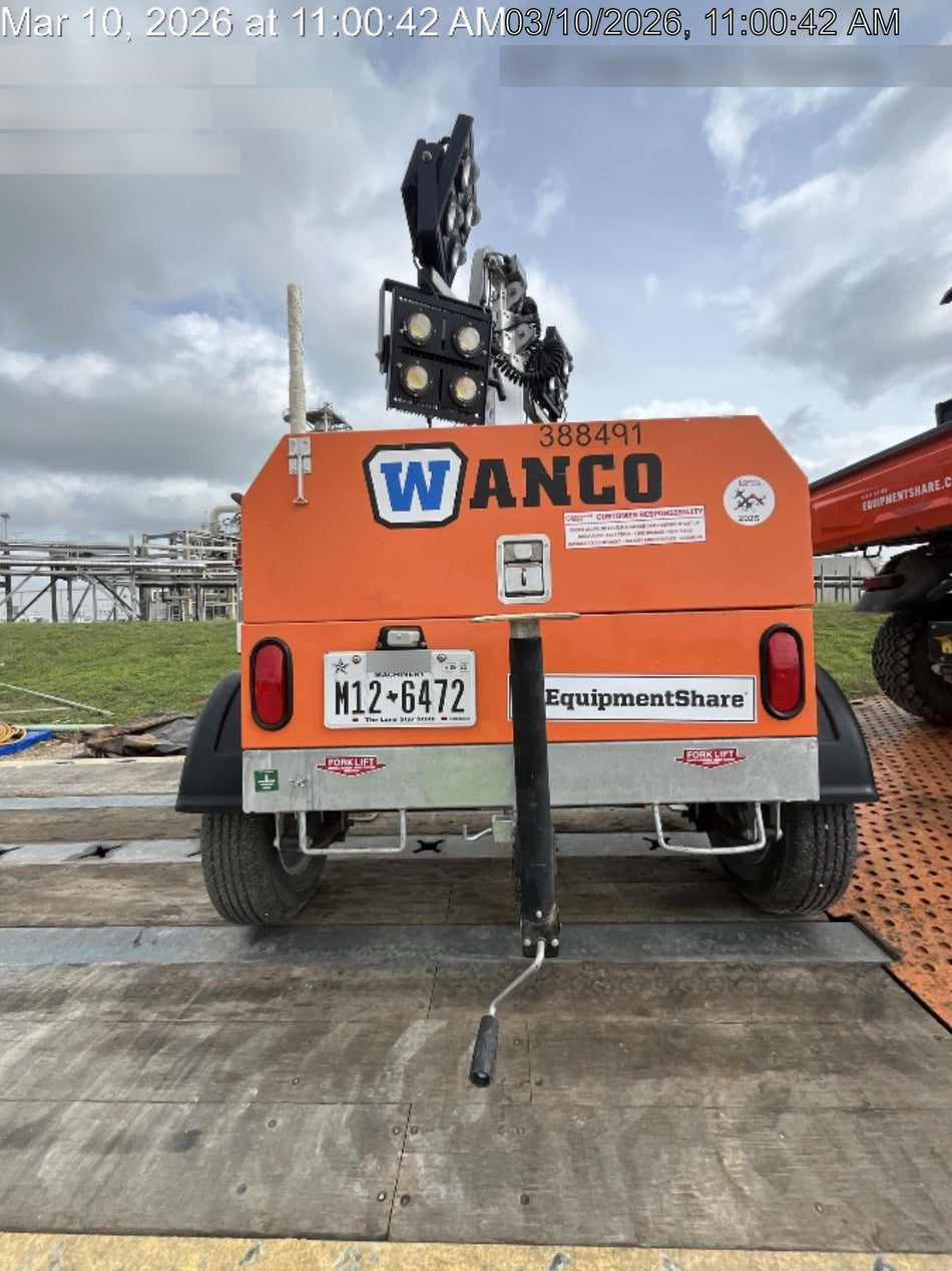 2024 Wanco WLTT-4MM4K Diesel, Deep Sea Controller, Shore Power Plug, Auto Start, (4) 350W LED Floodlights, 4kW Generator, 60 Gal Fuel Tank, 2" Ball, T3