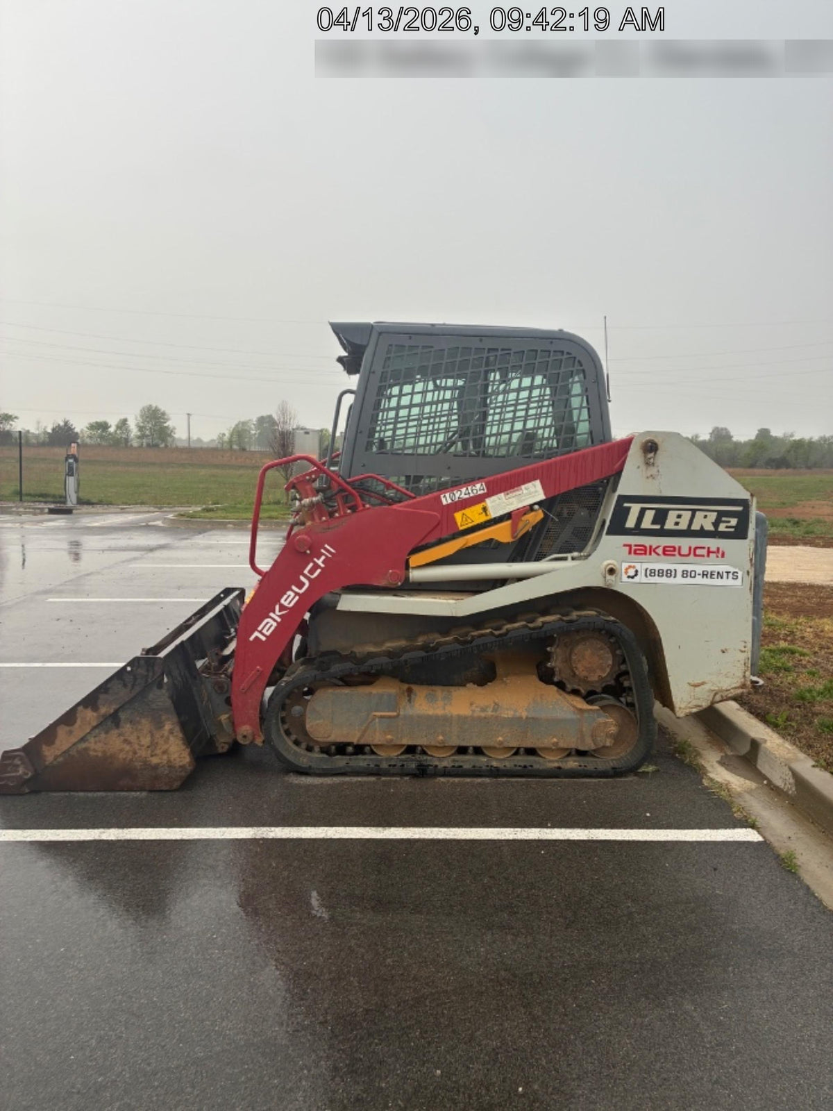 2020 Takeuchi TL8R2-CR Cab/Heat/Air, 74hp, Hydraulic QC