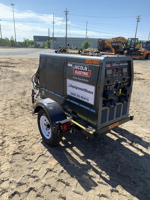 2021 Lincoln Electric Dual Maverick 200/200X Ready Pak 3 (includes trailer, cable rack, fender light kit)