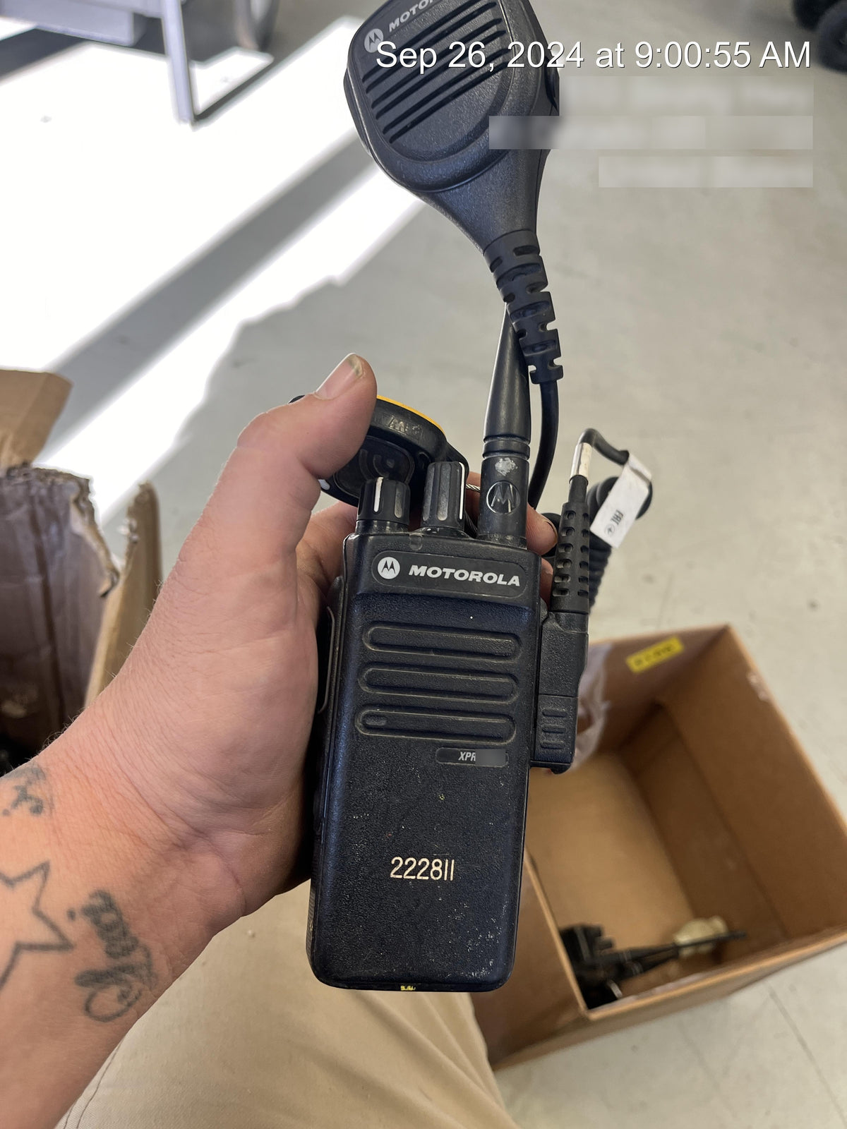 2022 MOTOROLA XPR3300E