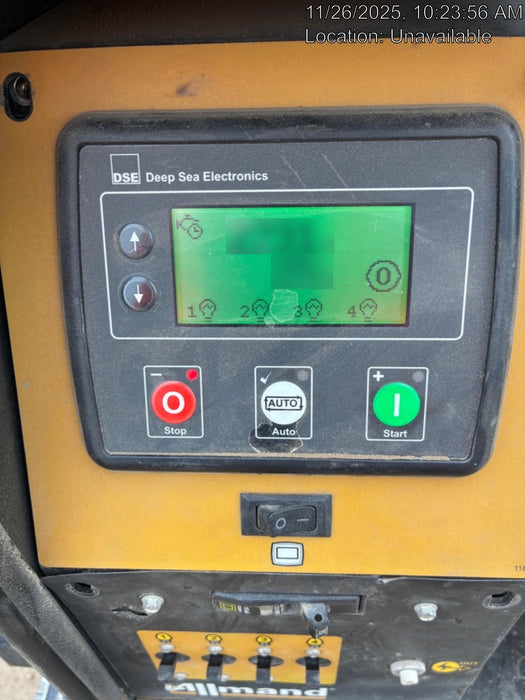 2022 Allmand NLV3GR (4) LED Light Fixture 350W, 23' Vertical Mast, 3kW Prime, Towable, ES Decals, T3