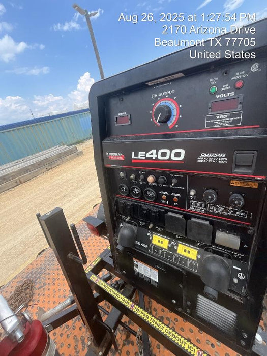 2024 Lincoln Electric LE400 Kubota V1505, Trlr, Cable Rack, Light Kit, ES Decals, T3