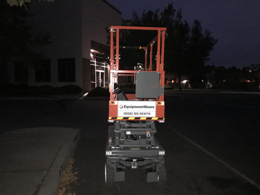 2020 Skyjack SJIII-3219 Solid NM Tires, Half height spring hinged entry gate, Dual Beacons, 800W Inverter