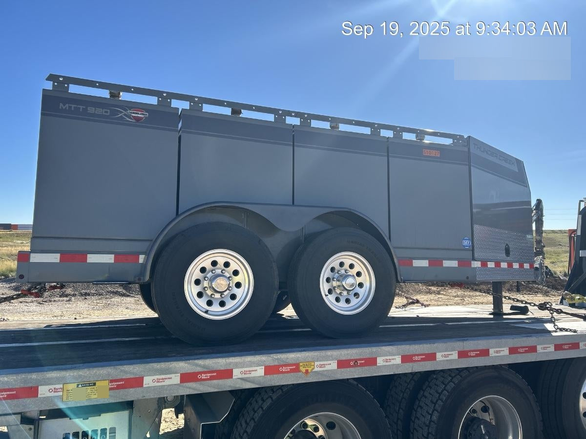 2025 THUNDER CREEK MTT920 - Hazmat not required