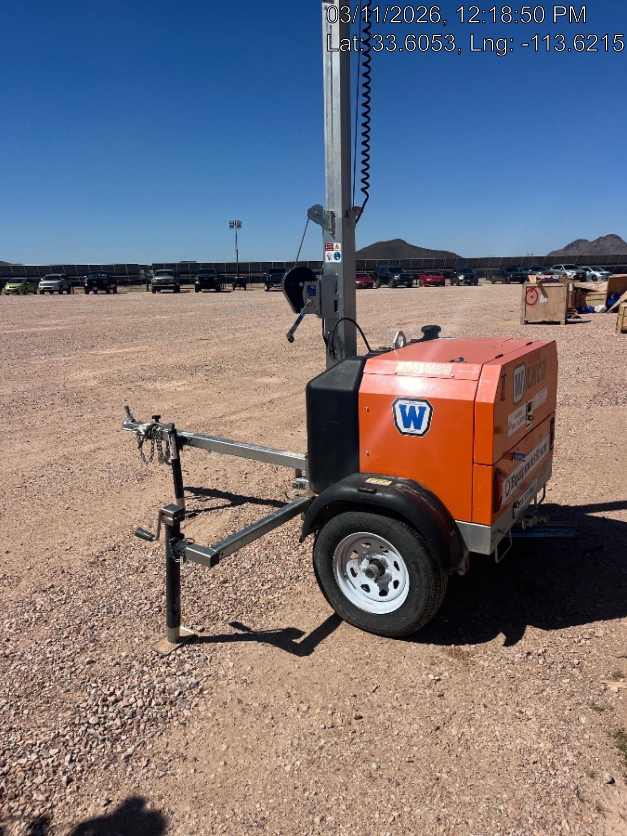 2024 Wanco WLTT-4MM4K Diesel, Deep Sea Controller, Shore Power Plug, Auto Start, (4) 350W LED Floodlights, 4kW Generator, 60 Gal Fuel Tank, 2" Ball, T3
