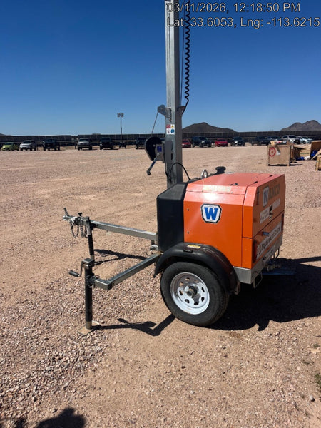 2024 Wanco WLTT-4MM4K Diesel, Deep Sea Controller, Shore Power Plug, Auto Start, (4) 350W LED Floodlights, 4kW Generator, 60 Gal Fuel Tank, 2" Ball, T3