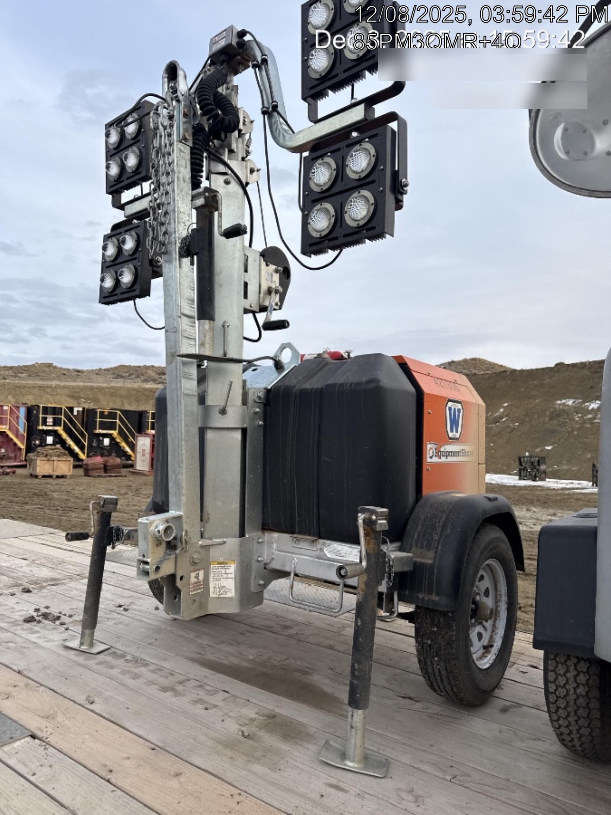 2024 Wanco WLTT-4MM4K Diesel, Deep Sea Controller, Shore Power Plug, Auto Start, (4) 350W LED Floodlights, 4kW Generator, 60 Gal Fuel Tank, 2" Ball, T3