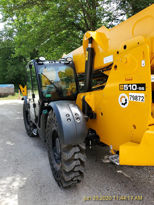 2020 JCB 510-56 Cab/Heat/Air, Solid Tires, Work Lights, Beacon, Aux Hydraulics, Back up Alarm, Lifting Eye, ES Decals