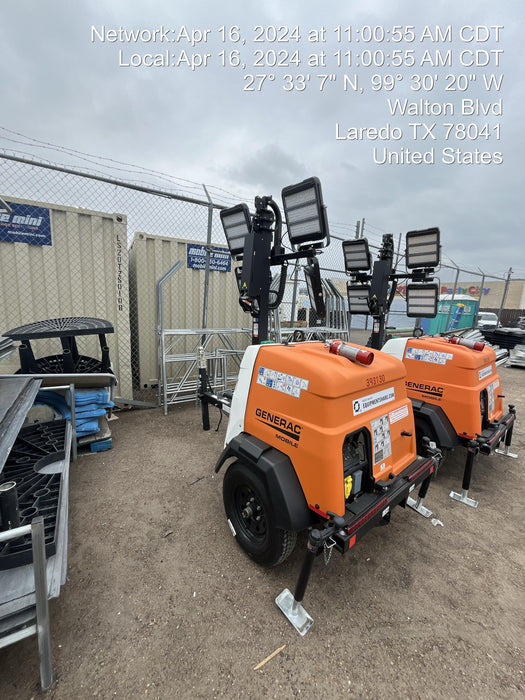 2024 Generac MLT2 Diesel, Flex Switch 120V Input, Powerzone Controller, 
(4) 320W LED Lights, 4kW Generator, 39.9 Gal Fuel Tank, 2" Ball, T3