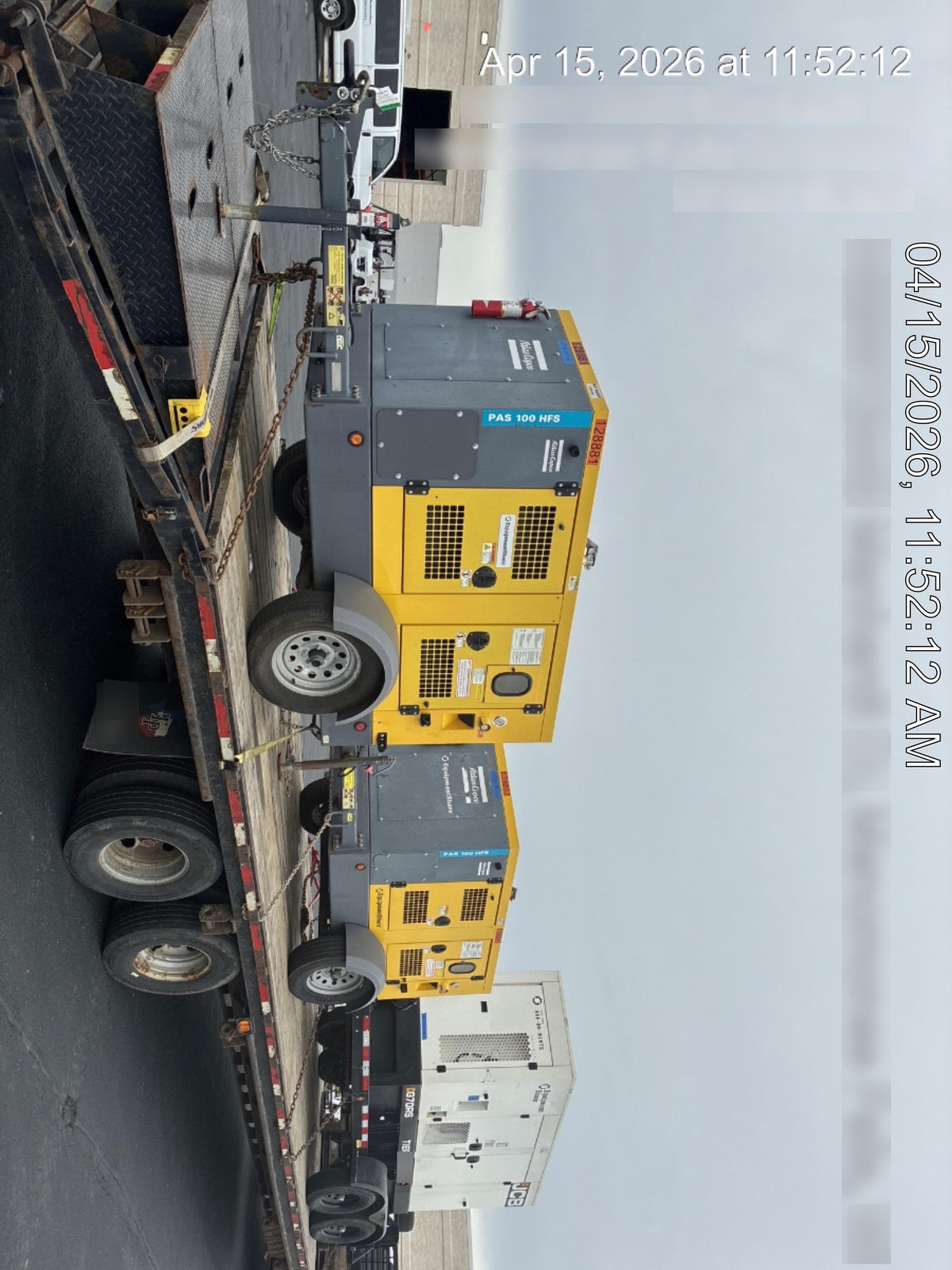 2020 ATLAS COPCO PAS 100 HF CS Enclosed