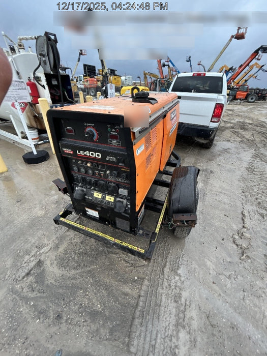 2022 Lincoln Electric LE400 Kubota V1505, Trlr, Cable Rack, Light Kit, ES Decals, T3