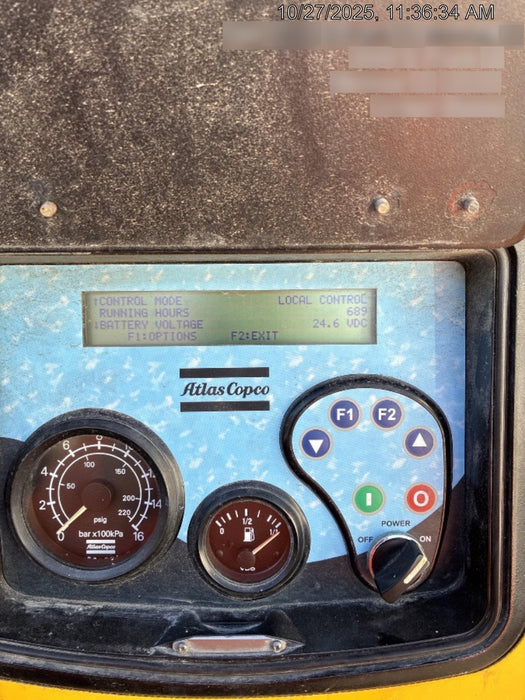 2022 ATLAS COPCO 1600CD6 Tier 3 Reman