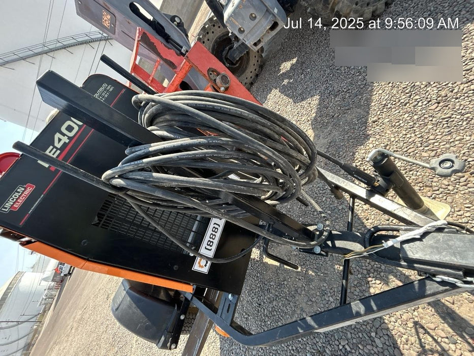 2022 Lincoln Electric LE400 Kubota V1505, Trlr, Cable Rack, Light Kit, ES Decals, T3